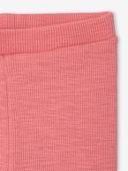 Leggings basics em canelado, para bebé bege mesclado+pau-rosa+rosa+verde 