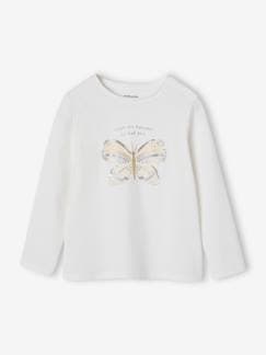 Menina 2-14 anos-T-shirts-T-shirts-Camisola com lantejoulas, para menina