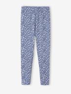 Leggings estampadas, para menina azul estampado+bege+rosado 