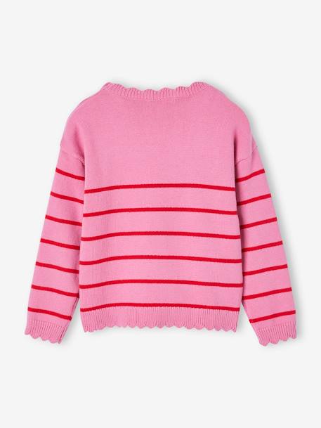 Camisola fantasia estilo marinheiro, para menina marinho+mostarda+riscas marinho+rosa-bombom+rosa-velho 