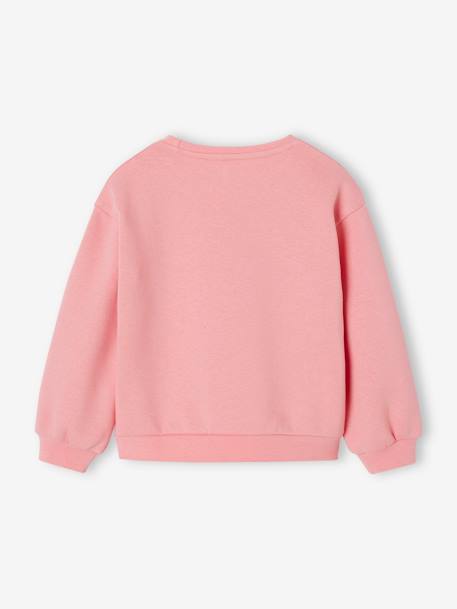 Sweat Basics com motivo, para menina baunilha+cinza mesclado+rosa+verde-acinzentado 