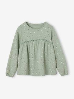 Menina 2-14 anos-Camisola modelo blusa estampada, para menina