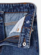 Jeans largos cargo, para menina azul medio+azul-escuro 