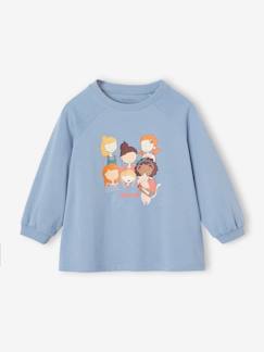 Menina 2-14 anos-T-shirts-Camisola "Girl's gang" com mangas 3/4, para menina