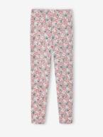 Leggings estampadas, para menina azul estampado+bege+rosado 