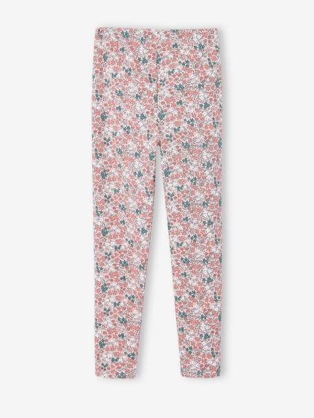 Leggings estampadas, para menina azul estampado+bege+rosado 