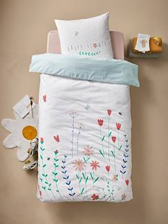 Têxtil-lar e Decoração-Roupa de cama criança-Capas de edredon-Conjunto de cama para criança, Magicouette FLOWERS, com algodão reciclado