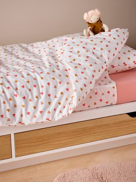 Conjunto de cama para criança, Magicouette Corações multicolor 