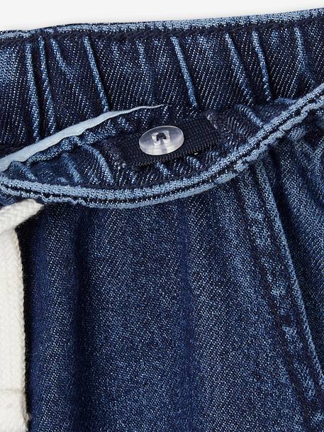 Jeans largos, fáceis de vestir, para menino ganga brut+stone 