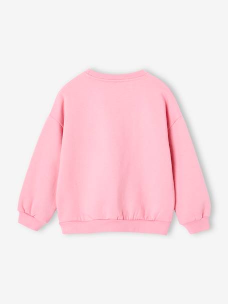 Sweat Barbie®, em moletão rosa-bombom 