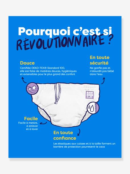 Fralda de banho lavável, 1-2 anos (9-12 kg), BAMBINO MIO azul+azul-noite+laranja 