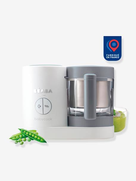 Robot 4 em 1 BEABA Babycook Neo Azul escuro liso+Cinzento claro liso+VERDE CLARO LISO 