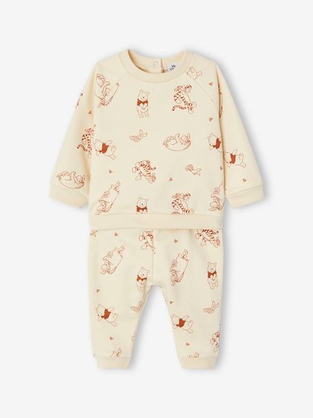 Conjunto Winnie The Pooh da Disney®, sweat + calças, para bebé bege-areia 