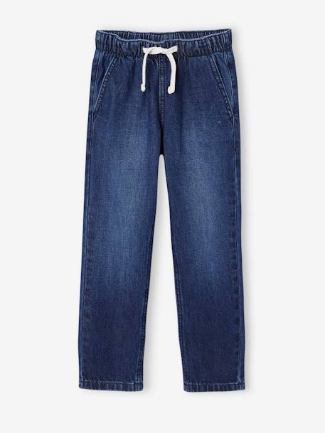 Jeans largos, fáceis de vestir, para menino ganga brut+stone 