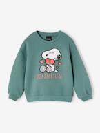 Sweat Snoopy Peanuts®, para criança verde-esmeralda 