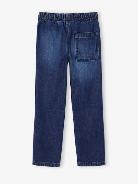 Jeans largos, fáceis de vestir, para menino ganga brut+stone 