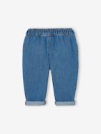 Jeans largos, fáceis de vestir, para menino stone 