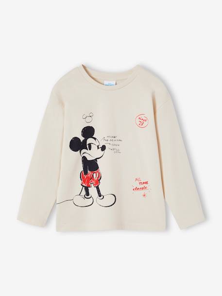 Camisola Mickey da Disney®, com motivo estilo rabisco bege-areia 