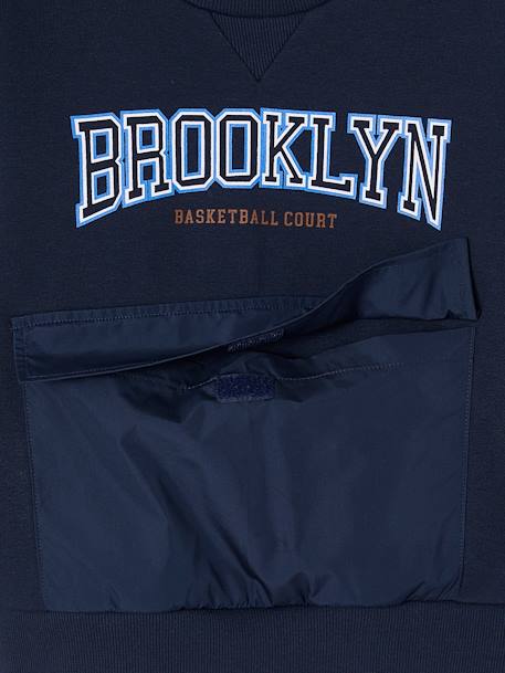 Sweat de desporto Brooklyn, para menino azul-noite 