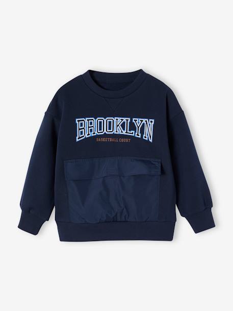 Sweat de desporto Brooklyn, para menino azul-noite 