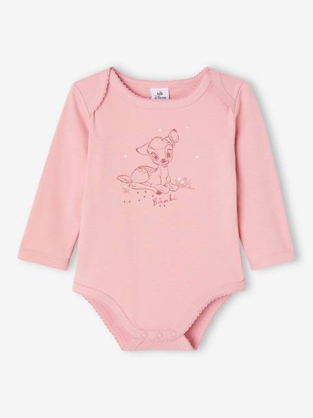 Lote de 2 bodies Bambi da Disney®, para bebé rosa 