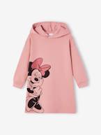 Vestido tipo sweat Minnie da Disney®, com capuz, para criança malva 