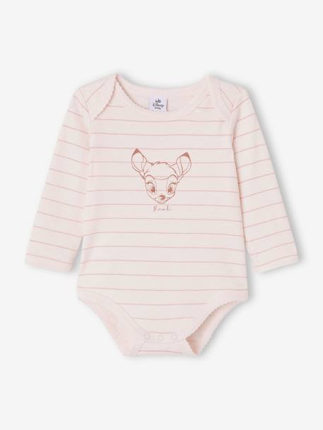 Lote de 2 bodies Bambi da Disney®, para bebé rosa 