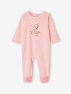 Lote de 2 pijamas Bambi da Disney®, em veludo, para bebé rosa 