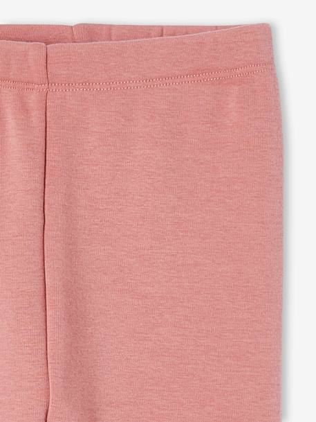 Leggings com forro polar, para menina marinho+preto+rosa-blush 