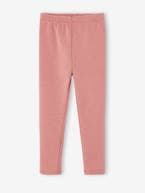 Leggings com forro polar, para menina marinho+preto+rosa-blush 