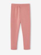 Leggings com forro polar, para menina marinho+preto+rosa-blush 