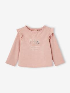 Bebé 0-36 meses-T-shirts-T-shirts-Camisola com motivo, mangas compridas, para bebé