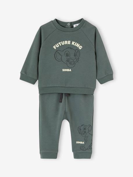 Conjunto O Rei Leão da Disney®, sweat + calças, para bebé verde 