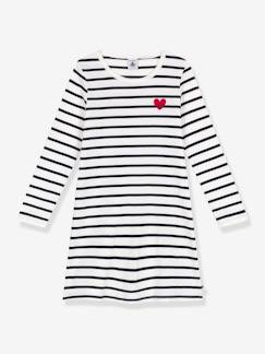 Menina 2-14 anos-Pijamas-Camisa de dormir às riscas, da Petit Bateau