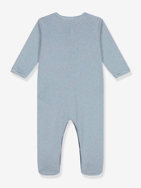 Pijama às riscas, da Petit Bateau riscas azuis 