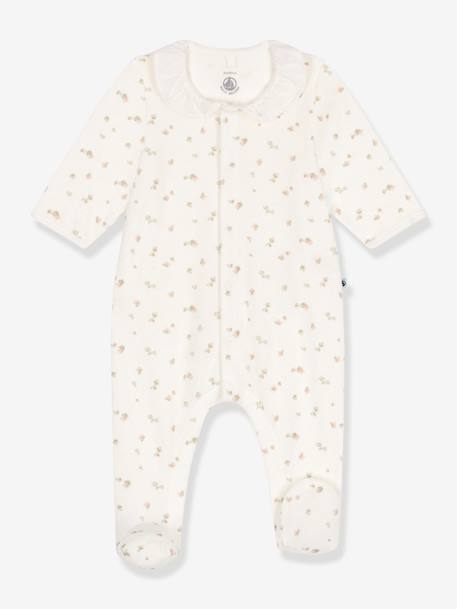 Pijama flores, da Petit Bateau branco 