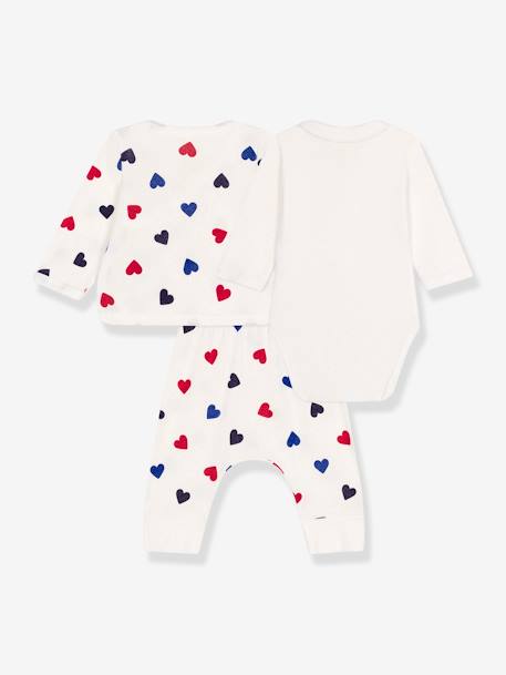 Conjunto de 3 peças, para bebé, da Petit Bateau branco 