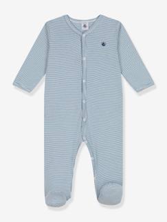 Bebé 0-36 meses-Pijamas, babygrows-Pijama às riscas, da Petit Bateau