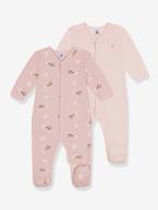 Lote de 2 pijamas, da Petit Bateau rosa 