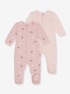 Bebé 0-36 meses-Pijamas, babygrows-Lote de 2 pijamas, da Petit Bateau