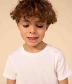 Lote de 2 t-shirts de mangas curtas, da Petit Bateau branco 