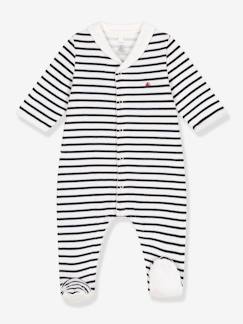 Bebé 0-36 meses-Pijamas, babygrows-Pijama em tubique, da Petit Bateau