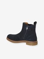 Botas Chelsea em pele, para menino marinho 