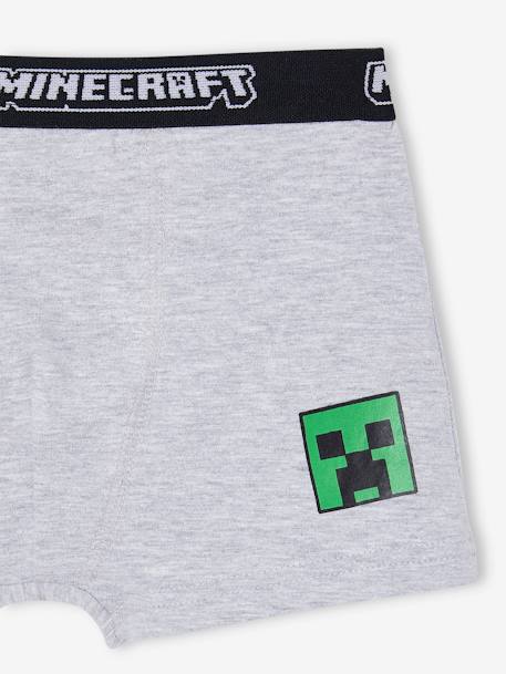 Lote de 3 boxers Minecraft®, para criança marinho 