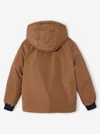 Parka com capuz reversível, para menino bronze 