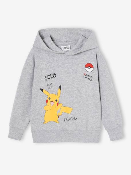 Sweat com capuz, Pokémon® cinza mesclado 