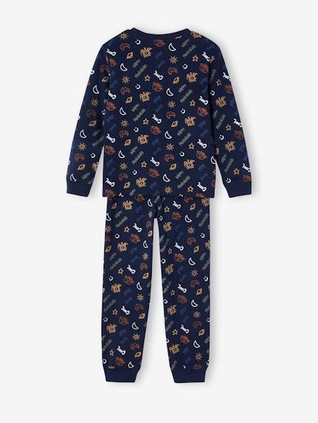 Pijama ''Good night' com motivos fosforescentes, em jersey, para menino marinho 