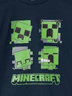 T-shirt Minecraft®, de mangas curtas azul-noite 