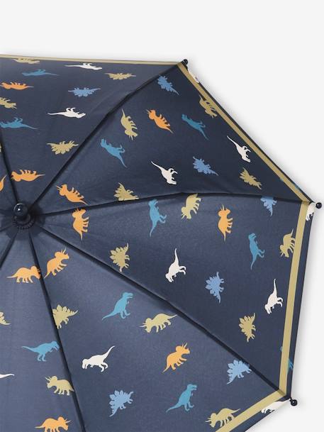 Chapéu de chuva com dinossauros, para menino marinho 