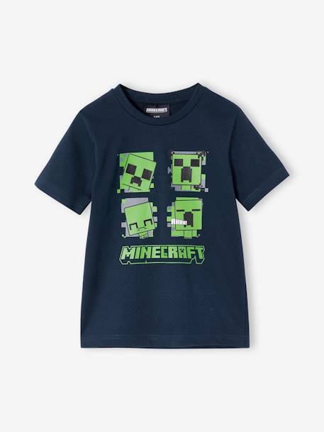 T-shirt Minecraft®, de mangas curtas azul-noite 